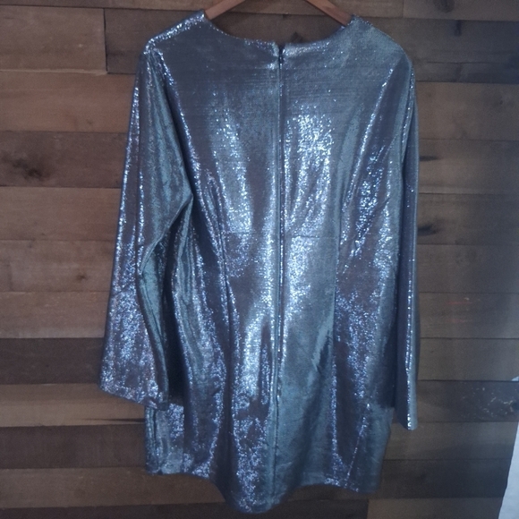 NWT H&M Metalic Shimmer Party Dress SZ XXL Or 2X - Picture 9 of 10
